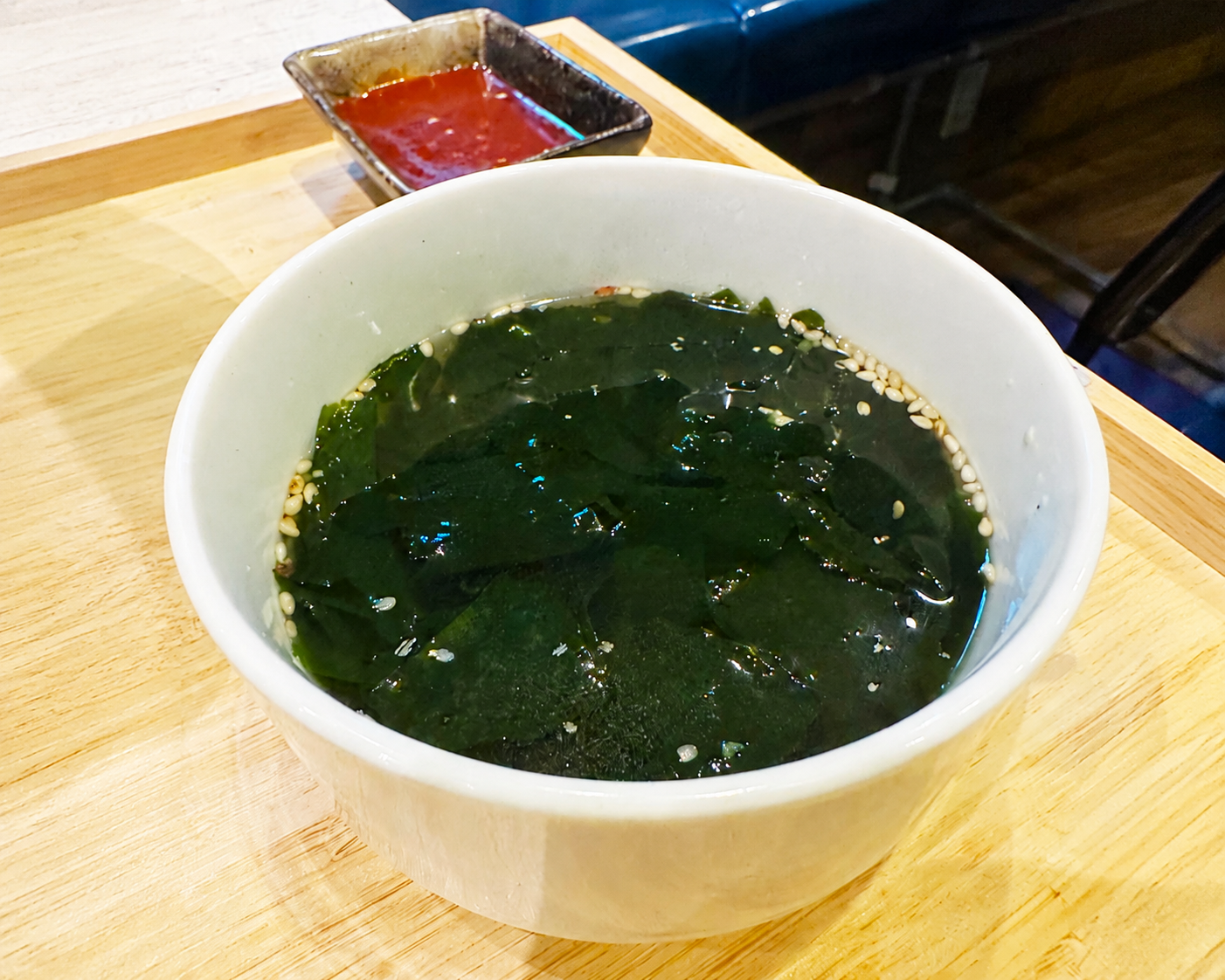 ビビンバに付くわかめスープ